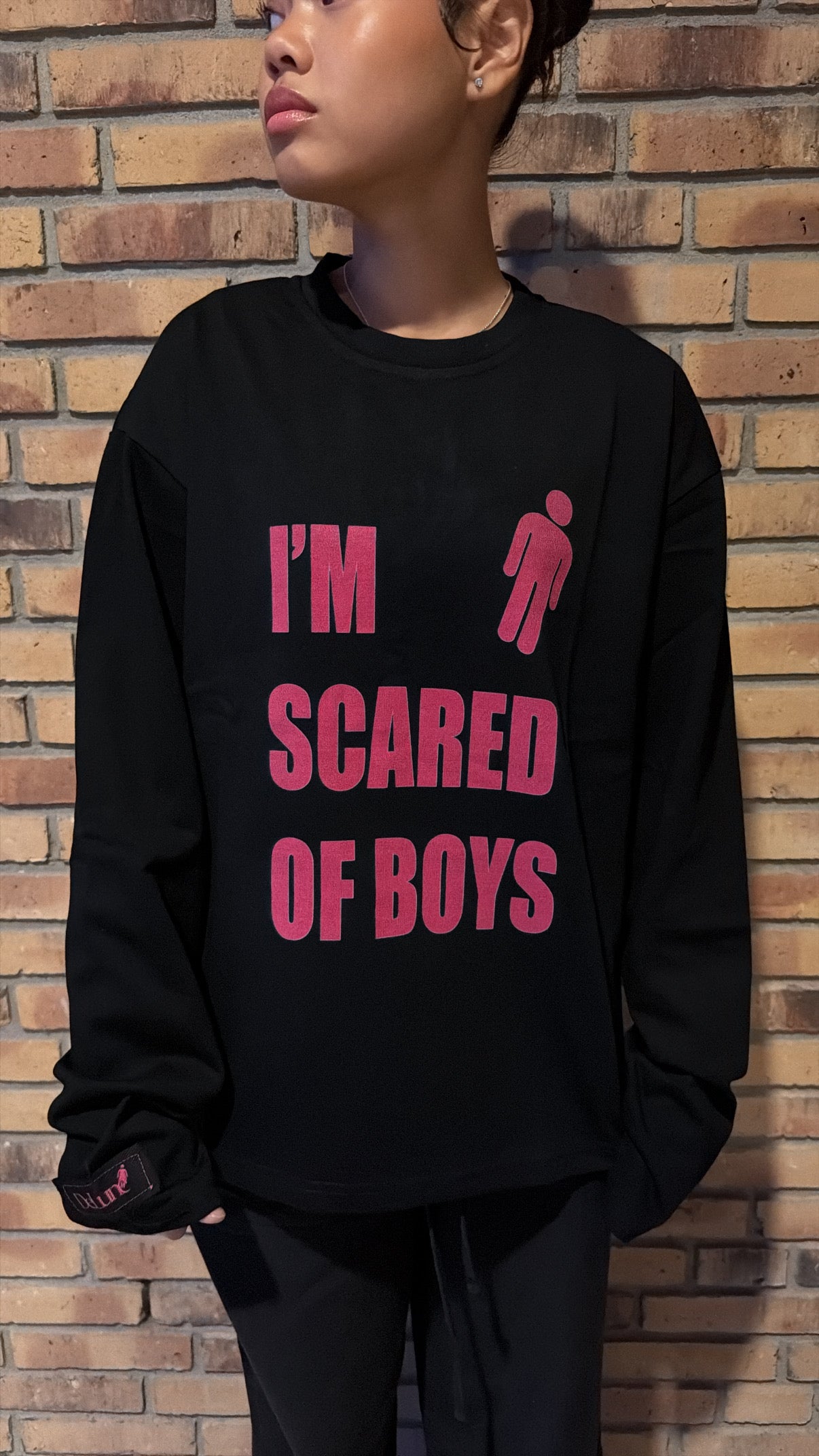 Delune - I am scared of boys Black  (PRE ORDER)